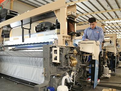 Water Jet Loom assembling line